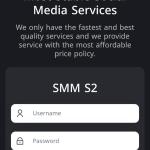 Social Media Services Website
