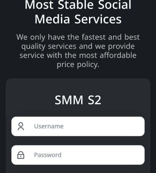 Social Media Services Website